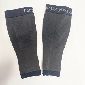 Copper Joint Calf Compression Sleeves Size Medium for Men and Women